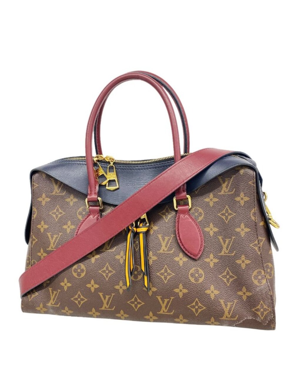 Louis Vuitton Handbag Monogram Tuileries Tote Marine Bordeaux 2-Way